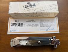 NIB 9inch-23cm A.G.A. Campolin Brazilian Horn Maltese Automatic lockback a super beautiful stiletto NIB 9inch-23cm A.G.A. Campolin Brazilian Horn Maltese Automatic lockback a super beautiful stiletto