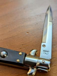 18CM-7 INCH PICKLOCK MADE IN MANIAGO ITALIAN STILETTO IN FAT BRAZILIAN HORN 18CM-7 INCH PICKLOCK MADE IN MANIAGO ITALIAN STILETTO IN FAT BRAZILIAN HORN