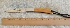 Vintage AL MAR 1005 EAGLE Folding Knife SEKI JAPAN Yellow Micarta Vintage AL MAR 1005 EAGLE Folding Knife SEKI JAPAN Yellow Micarta