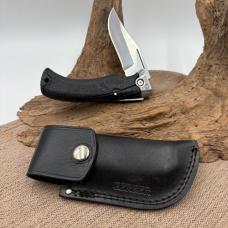 GERBER GATOR PREMIUM Folding Knife, Leather Sheath S30V MADE IN USA ???????? (103B)