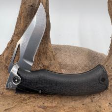 GERBER GATOR PREMIUM Folding Knife, Leather Sheath S30V MADE IN USA ???????? (103B)
