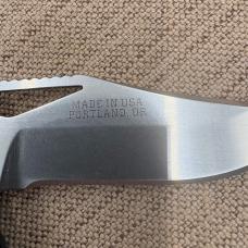 GERBER GATOR PREMIUM Folding Knife, Leather Sheath S30V MADE IN USA ???????? (103B)