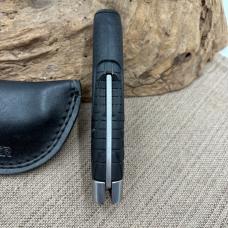 GERBER GATOR PREMIUM Folding Knife, Leather Sheath S30V MADE IN USA ???????? (103B)