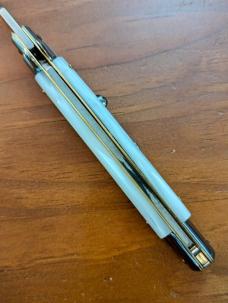 FRANK BELTRAME 28CM-11" BAYONET STILETTO GENUINE IMITATION MOTHER OF PEARL...NEW FRANK BELTRAME 28CM-11" BAYONET STILETTO GENUINE IMITATION MOTHER OF PEARL...NEW