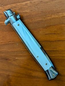 FRANK BELTRAME 28CM-11" BAYONET STILETTO GENUINE IMITATION MOTHER OF PEARL...NEW FRANK BELTRAME 28CM-11" BAYONET STILETTO GENUINE IMITATION MOTHER OF PEARL...NEW