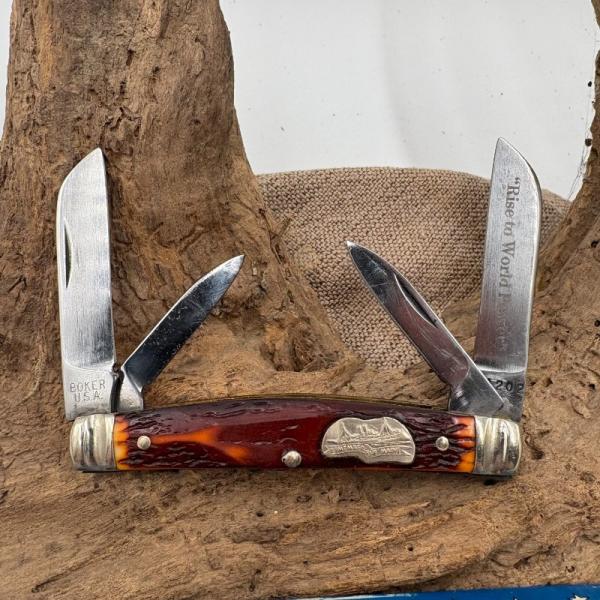 Boker Great American Story Congress Knife 1778 "REMEMBER THE MAINE" NOS (201B) Boker Great American Story Congress Knife 1778 "REMEMBER THE MAINE" NOS (201B)