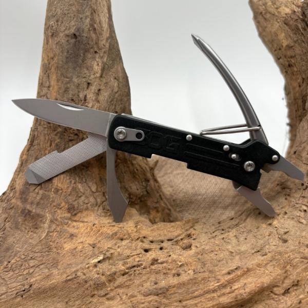 SOG 9-in-1 TC1001-CP Micro Tool Clip Multi Tool Knife, File Screw Driver (165) SOG 9-in-1 TC1001-CP Micro Tool Clip Multi Tool Knife, File Screw Driver (165)