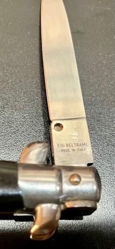 Vintage Frank Beltrame 8” German Market Stiletto Vintage Frank Beltrame 8” German Market Stiletto