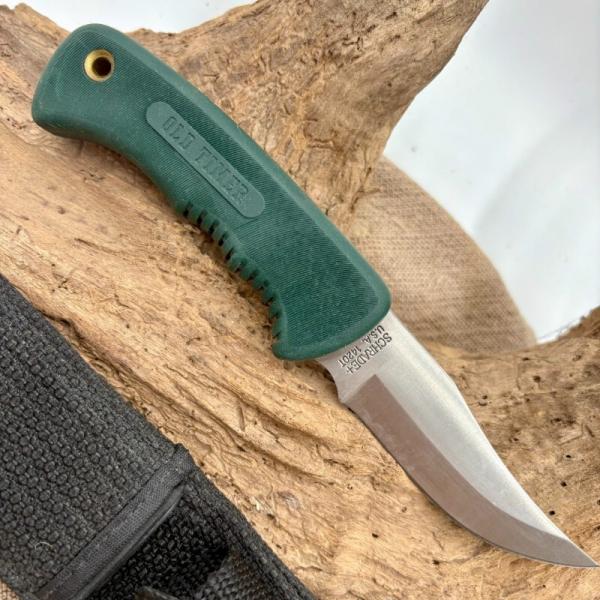 Vintage Schrade USA Old Timer 1420T Guidemaster Fixed Blade Hunting Knife (201B)
