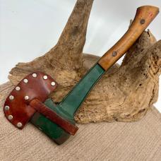 Bridgeport Boy Scout Logo Hatchet Camping Camp Axe Wood Tool BSA Leather Sheath Bridgeport Boy Scout Logo Hatchet Camping Camp Axe Wood Tool BSA Leather Sheath