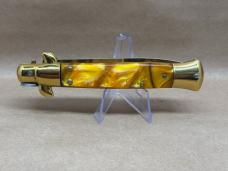 AKC 9" Stiletto Golden Automatic Knife-Bayonet AKC 9" Stiletto Golden Automatic Knife-Bayonet