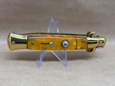 AKC 9" Stiletto Golden Automatic Knife-Bayonet AKC 9" Stiletto Golden Automatic Knife-Bayonet