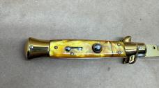 AKC 9" Stiletto Golden Automatic Knife-Bayonet AKC 9" Stiletto Golden Automatic Knife-Bayonet