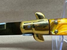 AKC 9" Stiletto Golden Automatic Knife-Bayonet AKC 9" Stiletto Golden Automatic Knife-Bayonet