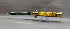AKC 9" Stiletto Golden Automatic Knife-Bayonet AKC 9" Stiletto Golden Automatic Knife-Bayonet