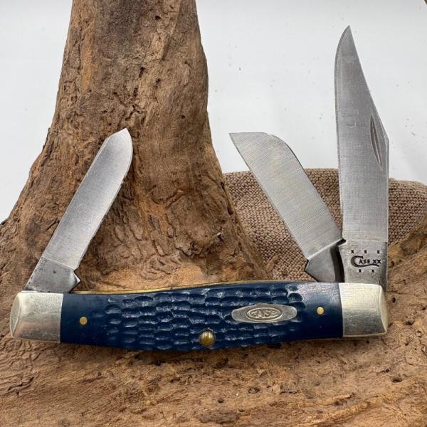 Case XX 6375 Blue Delrin 2015 Large Stockman 3 Blade Traditional Knife USA (174) Case XX 6375 Blue Delrin 2015 Large Stockman 3 Blade Traditional Knife USA (174)