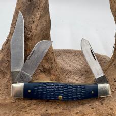 Case XX 6375 Blue Delrin 2015 Large Stockman 3 Blade Traditional Knife USA (174) Case XX 6375 Blue Delrin 2015 Large Stockman 3 Blade Traditional Knife USA (174)