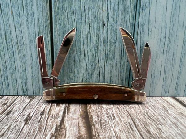 RARE ! MINT! 2007 CASE XX I468 SS Small Congress Fossil Knife W/ FLUTED BOLSTERS RARE ! MINT! 2007 CASE XX I468 SS Small Congress Fossil Knife W/ FLUTED BOLSTERS