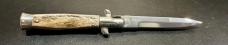 Dolphins 7” Picklock Stiletto, Stag Scales Dolphins 7” Picklock Stiletto, Stag Scales