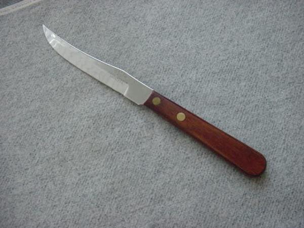 Bargain! Vintage BOKER Tree Brand, Stainless, 6 piece Steak Knife Set with Wood Tray Holder Bargain! Vintage BOKER Tree Brand, Stainless, 6 piece Steak Knife Set with Wood Tray Holder