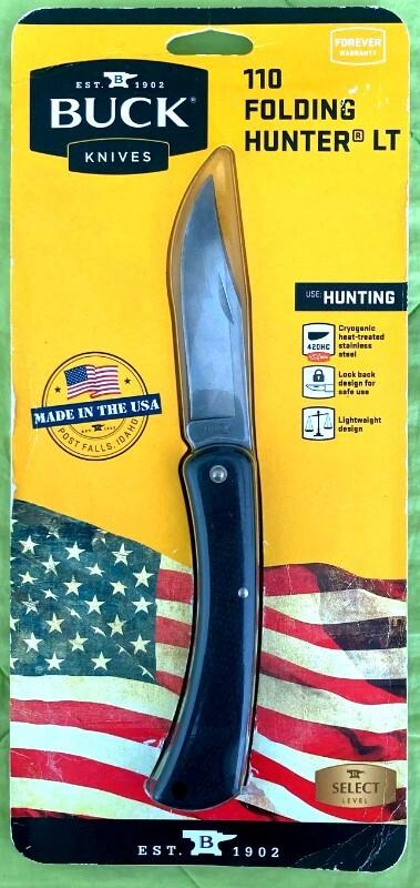 Buck 110 LT Folding Hunter NIP Buck 110 LT Folding Hunter NIP