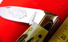 KABAR THICK STAG GRIZZLY COLLECTORS CLUB MINT WELL CARED FOR SINCE 1986 KABAR THICK STAG GRIZZLY COLLECTORS CLUB MINT WELL CARED FOR SINCE 1986