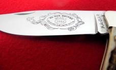KABAR THICK STAG GRIZZLY COLLECTORS CLUB MINT WELL CARED FOR SINCE 1986 KABAR THICK STAG GRIZZLY COLLECTORS CLUB MINT WELL CARED FOR SINCE 1986