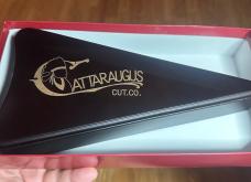 2004 Cattaraugus/Case Red Bone Trapper w/ATS-34 Blades.1 of 250! Beautiful Wooden Arrowhead Box also 2004 Cattaraugus/Case Red Bone Trapper w/ATS-34 Blades.1 of 250! Beautiful Wooden Arrowhead Box also