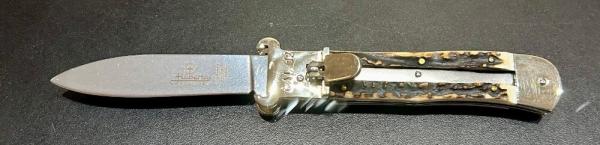Hubertus Leverlock Shellpuller, Stag Horn Scales