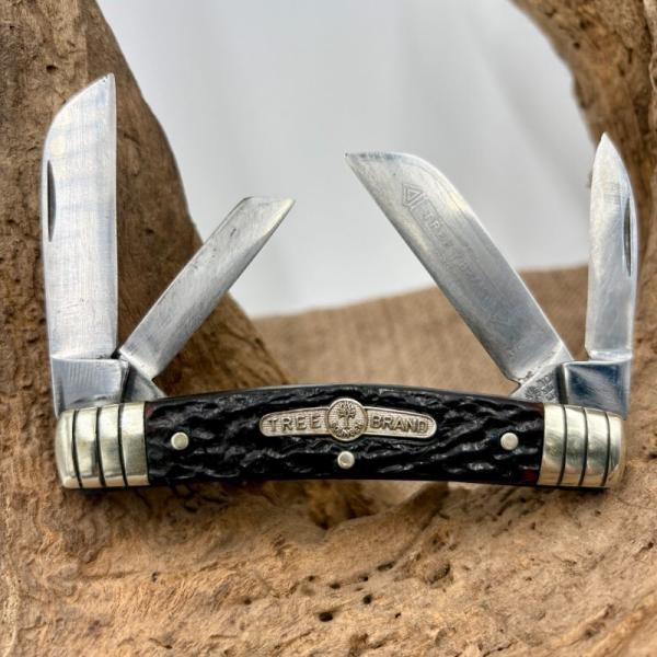 Vintage Boker Tree Brand Congress 4 Blade Folding Pocket Knife Model 5474 (93) Vintage Boker Tree Brand Congress 4 Blade Folding Pocket Knife Model 5474 (93)