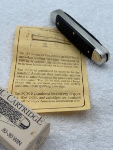Camillus Classic Cartridge Vintage CC2 1992 30-30 Winchester Cartridge Knife Made In USA New In Box Camillus Classic Cartridge Vintage CC2 1992 30-30 Winchester Cartridge Knife Made In USA New In Box