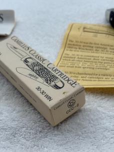 Camillus Classic Cartridge Vintage CC2 1992 30-30 Winchester Cartridge Knife Made In USA New In Box Camillus Classic Cartridge Vintage CC2 1992 30-30 Winchester Cartridge Knife Made In USA New In Box