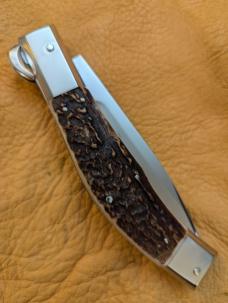 2016 LIMITED EDITION STAG LEPRE/AGA CAMPOLIN PICKLOCK SWITCHBLADE 2016 LIMITED EDITION STAG LEPRE/AGA CAMPOLIN PICKLOCK SWITCHBLADE