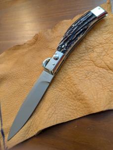 2016 LIMITED EDITION STAG LEPRE/AGA CAMPOLIN PICKLOCK SWITCHBLADE 2016 LIMITED EDITION STAG LEPRE/AGA CAMPOLIN PICKLOCK SWITCHBLADE