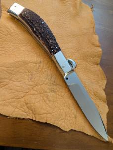 2016 LIMITED EDITION STAG LEPRE/AGA CAMPOLIN PICKLOCK SWITCHBLADE 2016 LIMITED EDITION STAG LEPRE/AGA CAMPOLIN PICKLOCK SWITCHBLADE