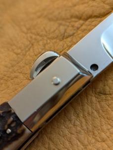 2016 LIMITED EDITION STAG LEPRE/AGA CAMPOLIN PICKLOCK SWITCHBLADE 2016 LIMITED EDITION STAG LEPRE/AGA CAMPOLIN PICKLOCK SWITCHBLADE
