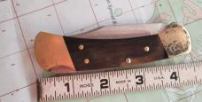 VTG BUCK USA 112 2 Dot (* jacked up Blade End*) 1974 - 1980 Lockback Knife C125 VTG BUCK USA 112 2 Dot (* jacked up Blade End*) 1974 - 1980 Lockback Knife C125
