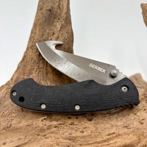 Gerber Profile Folding Hunting Pocket Knife 3-1/2" Drop Point Gut Hook (158)