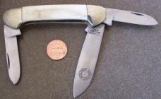 IXL GEORGE WOSTENHOLM Pocket Knife 3 bl. Canoe MAC TOOL limited addition Knife IXL GEORGE WOSTENHOLM Pocket Knife 3 bl. Canoe MAC TOOL limited addition Knife