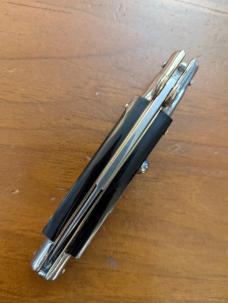 18CM-7 INCH PICKLOCK MADE IN MANIAGO ITALIAN STILETTO IN BRAZILIAN HORN 18CM-7 INCH PICKLOCK MADE IN MANIAGO ITALIAN STILETTO IN BRAZILIAN HORN