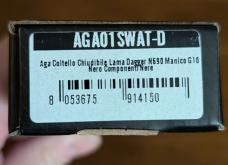 NIB AGA CAMPOLIN 23CM-9INCH ZERO SWAT BLACKOUT G-10 SCALES WITH DAGGER BLADE NIB AGA CAMPOLIN 23CM-9INCH ZERO SWAT BLACKOUT G-10 SCALES WITH DAGGER BLADE
