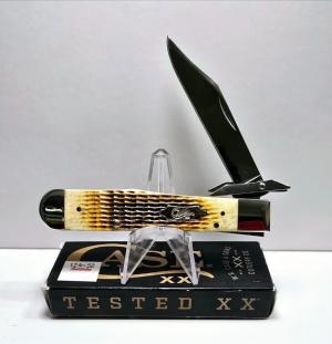 2022 Case XX Antique Bone Rogers Jig Cheetah 