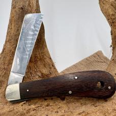 Vintage KABAR USA 1133 Brown Wood Handle Sheepsfoot Folding Pocket Knife (158) Vintage KABAR USA 1133 Brown Wood Handle Sheepsfoot Folding Pocket Knife (158)