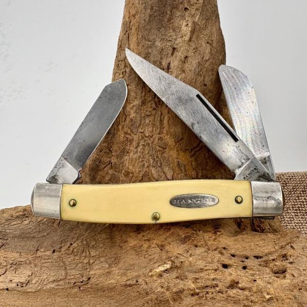 Vntg Ranger Prov. USA. Stockman 3 blade Traditional Folding Pocket Knife (204) Vntg Ranger Prov. USA. Stockman 3 blade Traditional Folding Pocket Knife (204)