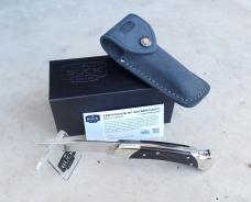 Buck 111 Folding Hunter - 2025 Stealth Run #009 - Genuine Ebony Handle MagnaCut Blade - New Buck 111 Folding Hunter - 2025 Stealth Run #009 - Genuine Ebony Handle MagnaCut Blade - New