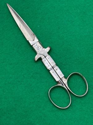 German Prostitute Push Dagger Scissors