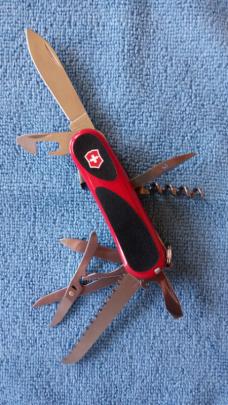Victorinox Swiss Army Locking EvoGrip S17 Multi-Tool 3-3/8" Red Handles with Black Rubber Inserts Victorinox Swiss Army Locking EvoGrip S17 Multi-Tool 3-3/8" Red Handles with Black Rubber Inserts