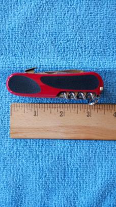 Victorinox Swiss Army Locking EvoGrip S17 Multi-Tool 3-3/8" Red Handles with Black Rubber Inserts Victorinox Swiss Army Locking EvoGrip S17 Multi-Tool 3-3/8" Red Handles with Black Rubber Inserts