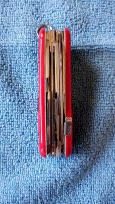 Victorinox Swiss Army Locking EvoGrip S17 Multi-Tool 3-3/8" Red Handles with Black Rubber Inserts Victorinox Swiss Army Locking EvoGrip S17 Multi-Tool 3-3/8" Red Handles with Black Rubber Inserts