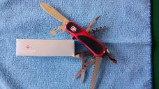 Victorinox Swiss Army Locking EvoGrip S17 Multi-Tool 3-3/8" Red Handles with Black Rubber Inserts Victorinox Swiss Army Locking EvoGrip S17 Multi-Tool 3-3/8" Red Handles with Black Rubber Inserts